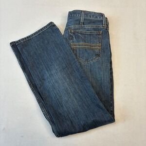 Cinch Jeans Men 31x32 Blue Straight Leg Stretch Denim Silver label Bootcut